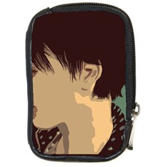 Punk Face Compact Camera Leather Case by snowwhitegirl