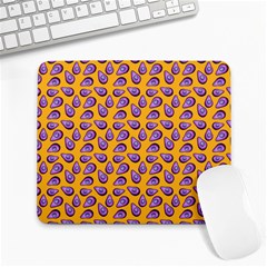 Tropical Orange Avocadoes Large Mousepads by snowwhitegirl