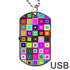 Ml 217 Dog Tag Usb Flash (two Sides) by ArtworkByPatrick