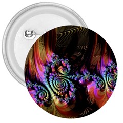 Fractal Colorful Background 3  Buttons by Pakrebo