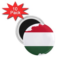 Hungary Country Europe Flag 1 75  Magnets (10 Pack)  by Sapixe