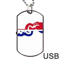 Gambia Flag Map Geography Outline Dog Tag Usb Flash (one Side) by Sapixe