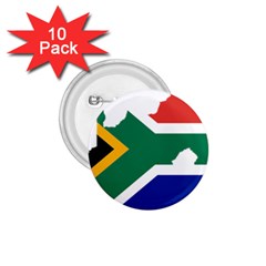 Africa Borders Country Flag 1 75  Buttons (10 Pack) by Sapixe