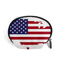 America Art Borders Cartography Accessory Pouch (small) by Sapixe