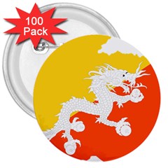 Borders Country Flag Geography Map 3  Buttons (100 Pack)  by Sapixe
