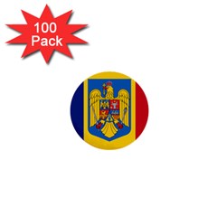 Romania Country Europe Flag 1  Mini Buttons (100 Pack)  by Sapixe