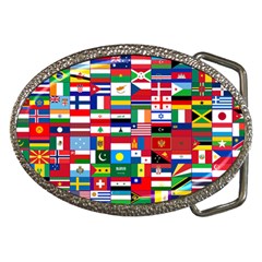 Flags Countries International Belt Buckles by Sapixe