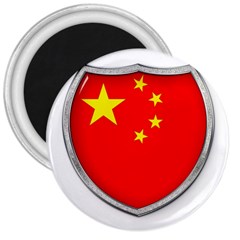 Flag China Country Nation Asia 3  Magnets by Sapixe