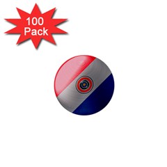 Paraguay Flag Country Nation 1  Mini Buttons (100 Pack)  by Sapixe