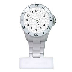 Hexagon Geometric Shape Plastic Nurses Watch by Bajindul