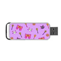 Moon Portable Usb Flash (one Side) by Mezalola
