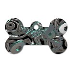 Gears Machine Machines Dog Tag Bone (Two Sides) Front