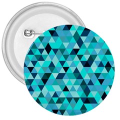 Teal Triangles Pattern 3  Buttons by LoolyElzayat