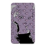 Wide Eyed Girl Grey Lilac Memory Card Reader (Rectangular) Front