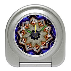 Background Mandala Star Travel Alarm Clock by Mariart