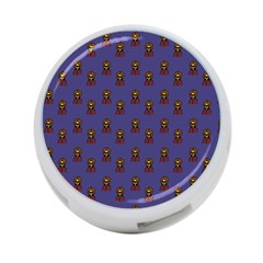 Nerdy 60s  Girl Pattern Dark Purple 4-port Usb Hub (two Sides) by snowwhitegirl