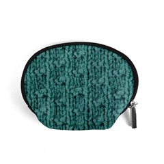 Knitted Wool Blue Accessory Pouch (small) by snowwhitegirl