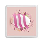Easter Egg Colorful Spring Color Memory Card Reader (Square) Front