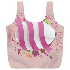 Easter Egg Colorful Spring Color Full Print Recycle Bag (xl) by Simbadda