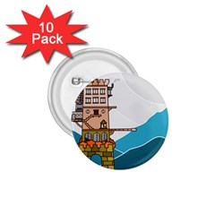 Art Artwork Drawing Painting 1 75  Buttons (10 Pack) by Simbadda