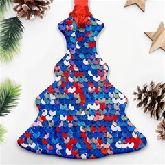 Funky Sequins Ornament (christmas Tree)  by essentialimage