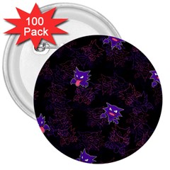 Haunter 3  Buttons (100 Pack)  by Mezalola