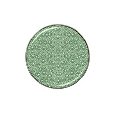 Baroque Green Pearls Ornate Bohemian Hat Clip Ball Marker (10 Pack) by pepitasart