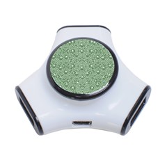 Baroque Green Pearls Ornate Bohemian 3-port Usb Hub by pepitasart