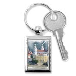 Architecture Old Sky Travel Key Chain (Rectangle) Front