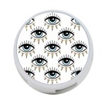 Eyes pattern 4-Port USB Hub (Two Sides) Back