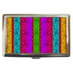 Rose Petals As A Rainbow Of Decorative Colors Cigarette Money Case by pepitasart
