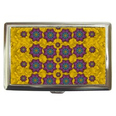 Bohemian Rare  Fantasy Flowers In The Festive Sun Cigarette Money Case by pepitasart