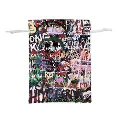 Graffiti Wall Background Lightweight Drawstring Pouch (s) by Vaneshart
