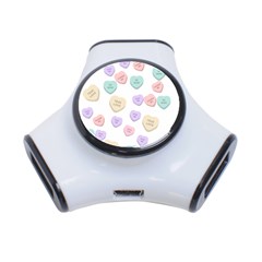 Hearts 3-port Usb Hub by Lullaby