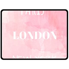 Paris Fleece Blanket (large)  by Lullaby