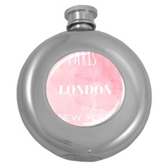 Paris Round Hip Flask (5 Oz) by Lullaby