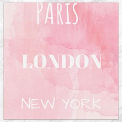 Paris, London, New York Canvas 16  X 16  by Lullaby