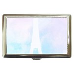 Pastel Eiffel s Tower, Paris Cigarette Money Case Front