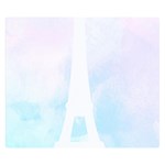Pastel Eiffel s Tower, Paris Double Sided Flano Blanket (Small)  50 x40  Blanket Back