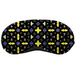 Pattern Black Background Texture Sleeping Mask Front