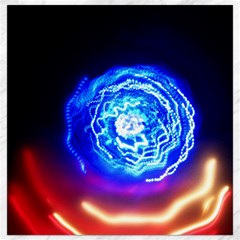 Light Circle Ball Sphere Organ Shape Physics Volgariver Ununseptium Z117 Unoptanium Island Canvas 16  X 16  by Vaneshart
