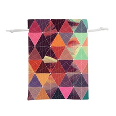 Geometric Pattern Art Lightweight Drawstring Pouch (s) by Vaneshart