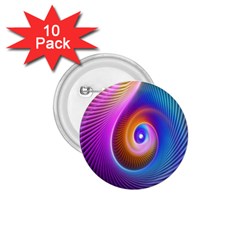 3d Abstract Fractal Bright 1 75  Buttons (10 Pack) by Vaneshart
