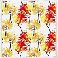 Watercolor Painting Autumn Illustration Autumn Tree Canvas 16  X 16  by Vaneshart