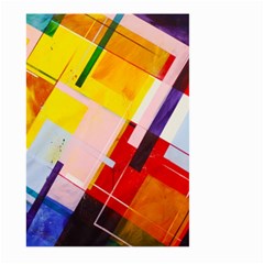 Abstract Lines Shapes Colorful Large Garden Flag (two Sides) by Vaneshart