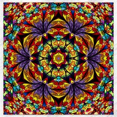 Geometric Pattern Kaleidoscope Art Mirror Image Mosaic Canvas 16  X 16  by Vaneshart