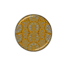 A Star In Golden Juwels Hat Clip Ball Marker (4 Pack) by pepitasart