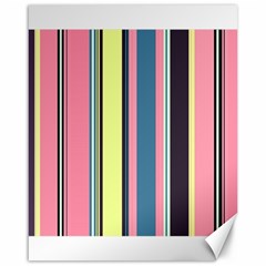 Stripes Colorful Wallpaper Seamless Canvas 16  X 20  by Vaneshart
