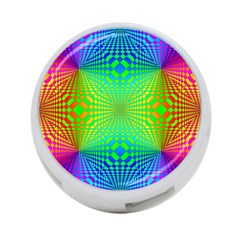 Pattern Colorful Abstract 4-port Usb Hub (one Side) by Vaneshart