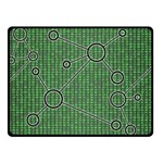 Network Communication Technology Double Sided Fleece Blanket (Small)  45 x34  Blanket Front